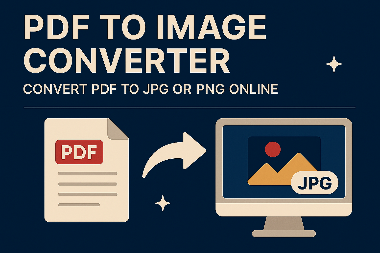 PDF to Image Converter - Convert PDF to JPG or PNG Online