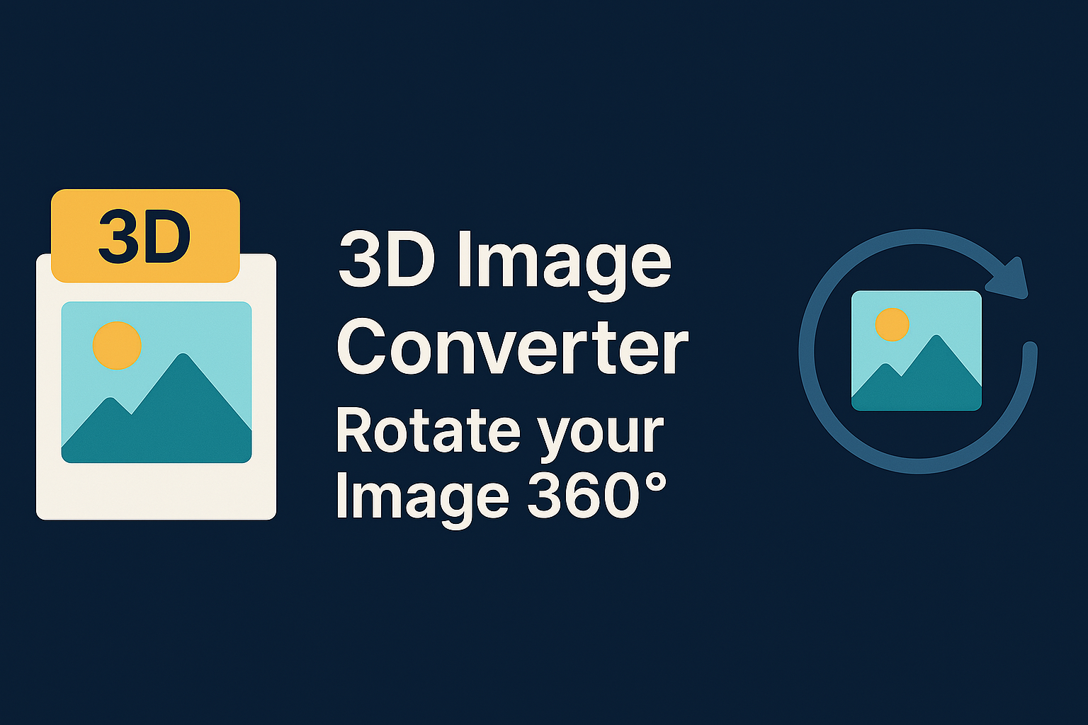 3D Image Converter, Rotate your Image 360°